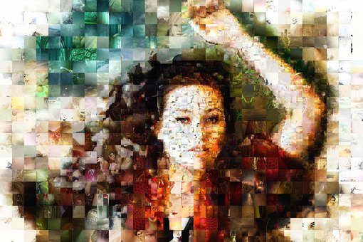Free Woman Mosaic photo and picture