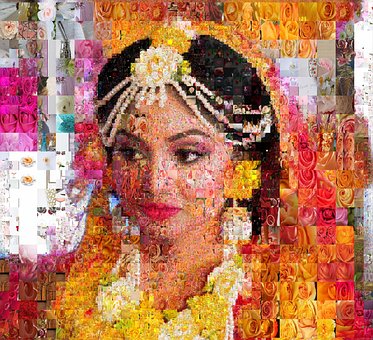 Free Woman Mosaic photo and picture