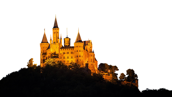 Kasteel, Geïsoleerd, Hohenzollern