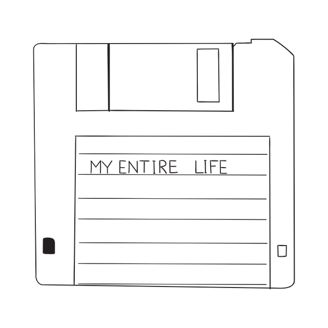 Diskette, Scheibe, Lagerung, Retro