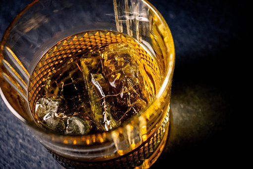 Whisky, På Stenene, Glas, Drikke