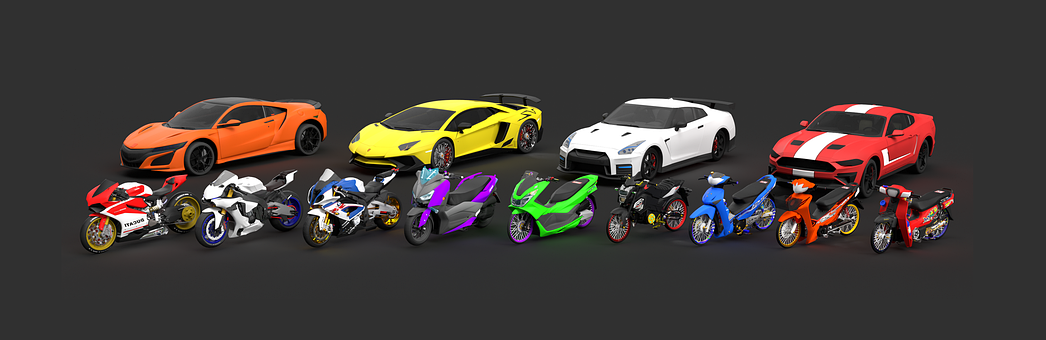 Free Bike Car illustration and picture