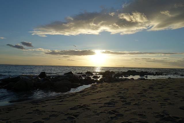 Free Beach Dusk photo and picture