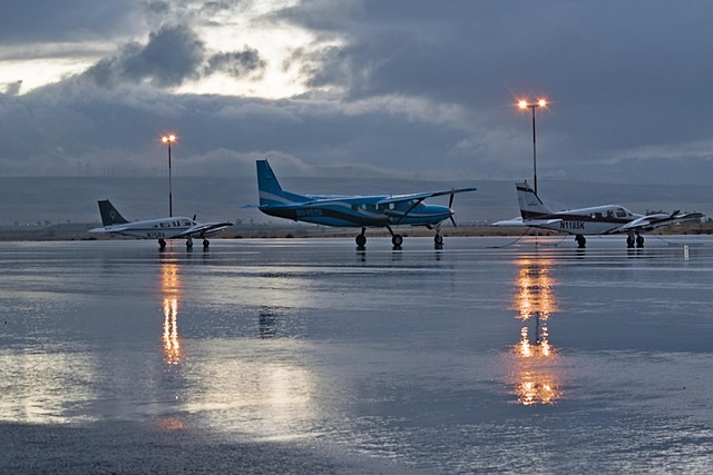 Vliegtuigen, Asfalt, Luchthaven
