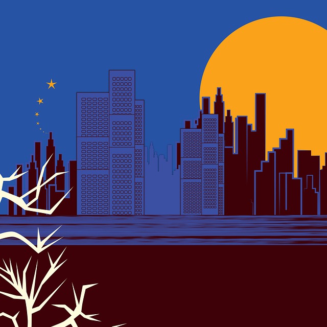 Abstrakte Silhouette