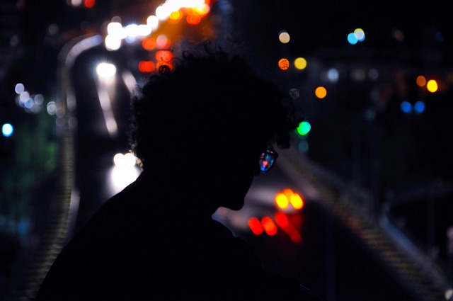 Free Night Silhouette photo and picture