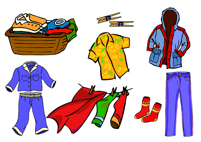 Free clothes clothing pajamas illustration