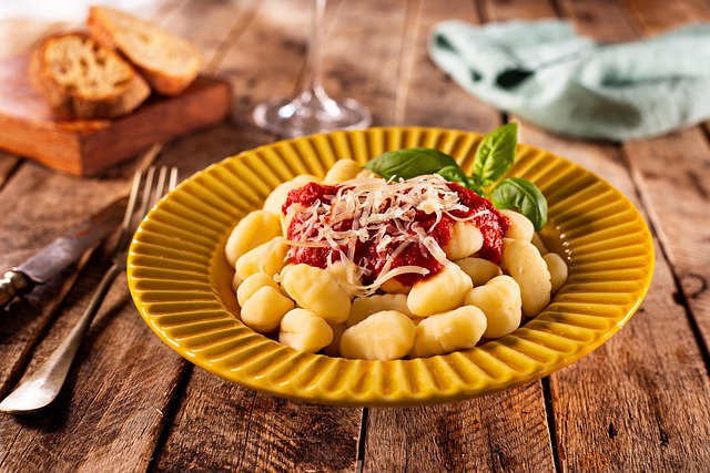 Refeição, Prato, Macarrão, Molho, Queijo