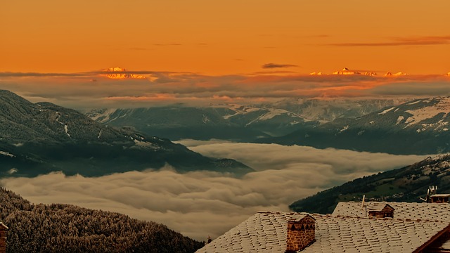 Free Mountains Sea Of Clouds photo and picture