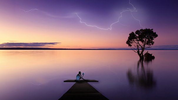 Free Lake Dock photo and picture