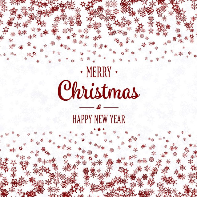 Free christmas christmas card snowflakes illustration