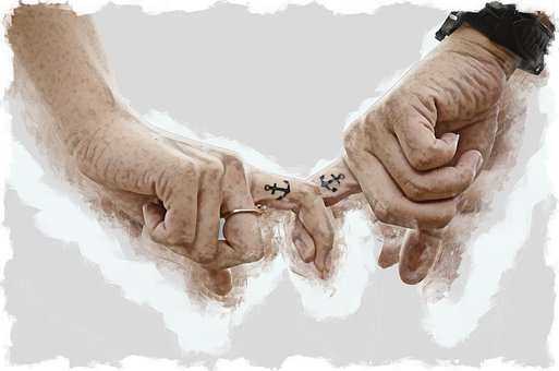 Handen, Stel, Ring, Tatoeëren