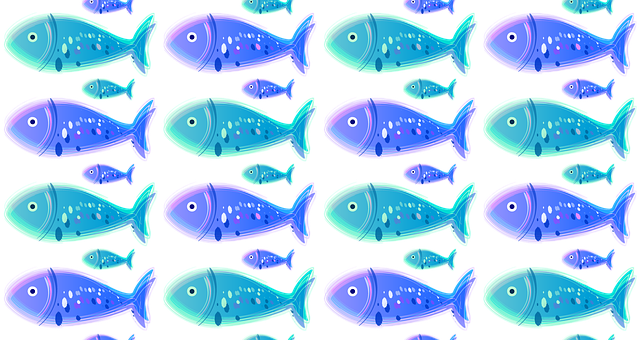 Free Fish Pattern illustration and picture
