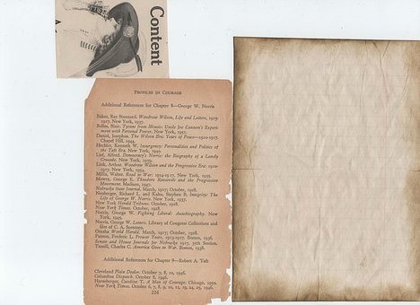 Seite, Papier, Antiquität, Altpapier