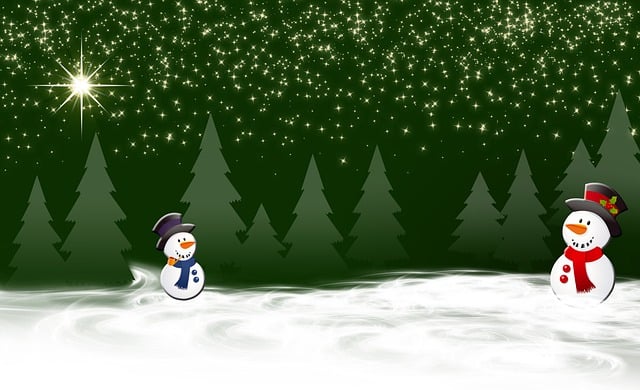 Weihnachten, Weihnachtsmotiv, Schneemann