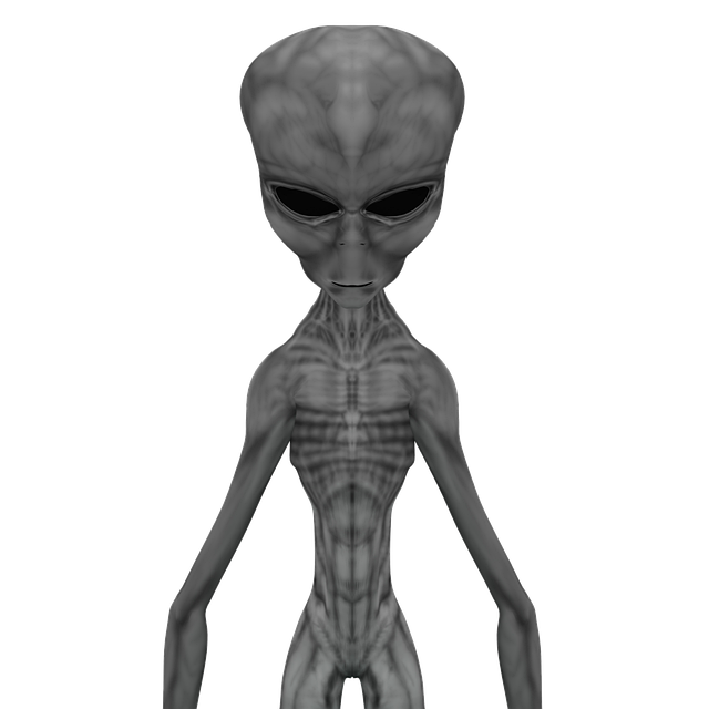 Free alien creature extraterrestial illustration