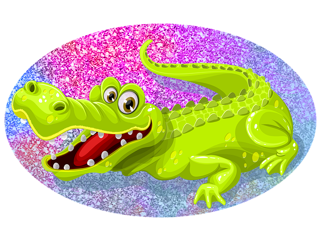 Free crocodile alligator reptile illustration