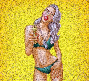 Free Woman Mosaic photo and picture