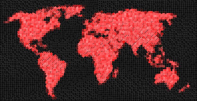 Free World Map illustration and picture