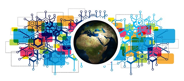 Free network web connections illustration