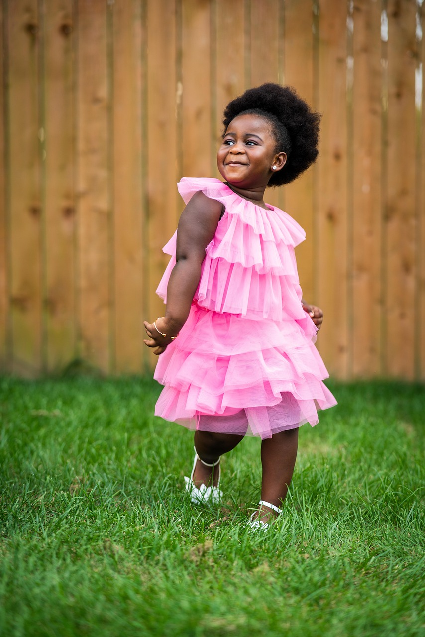 Little Black African Girl
