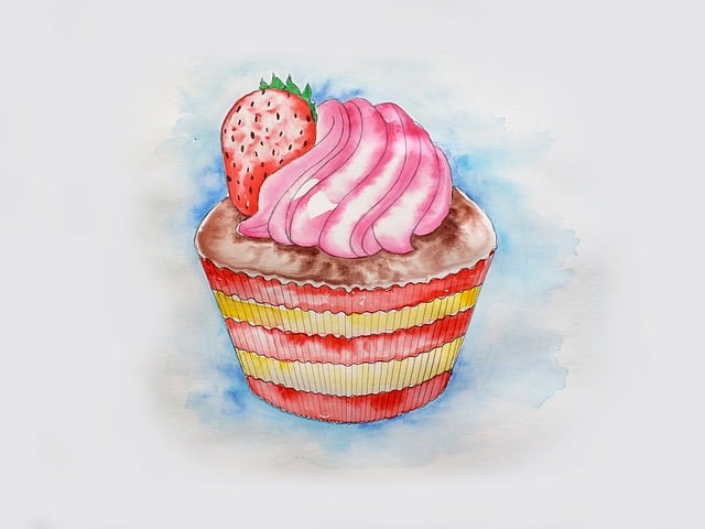 Free cake dessert nutrition illustration