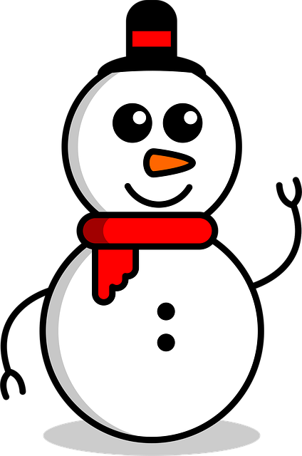 Free snowman christmas winter vector