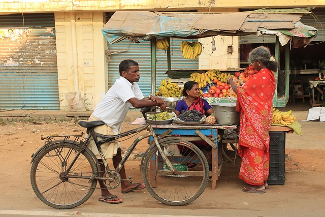 Indien, Mennesker, Marked