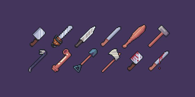 Arte De Pixel, 2D, Icono, Pelea Confusa