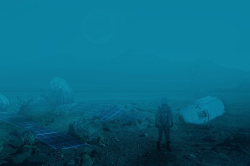 Espacio, Neblinoso, Fantasía, Paisaje