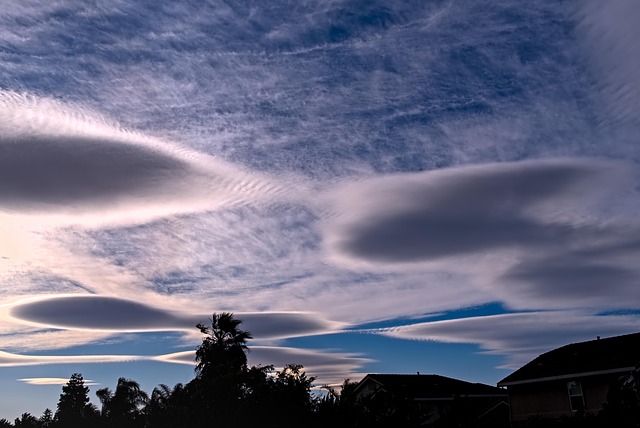 Wolken, Lucht, Lensvormige, Berggolf