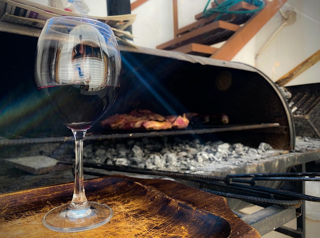 Bbq, Vin, Grill, Mat, Brann, Kjøtt, Biff