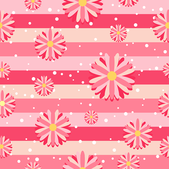 Free floral pattern background vector
