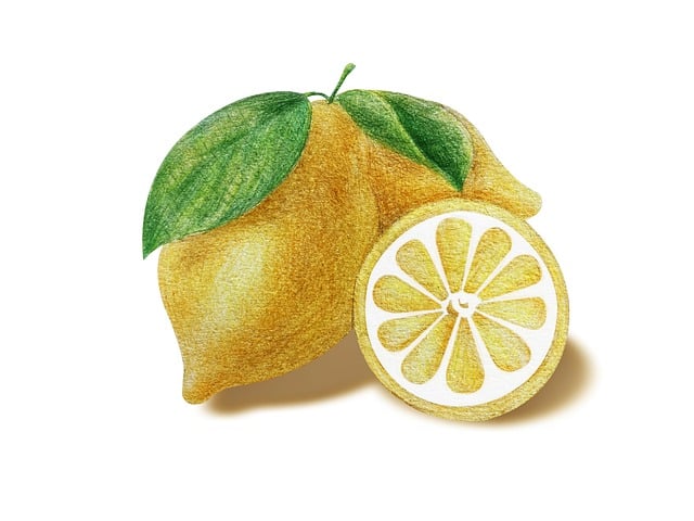 Free lemon fruit food illustration