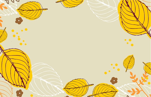 Download free HD stock image of Leaves Border Free leaves border background illustration