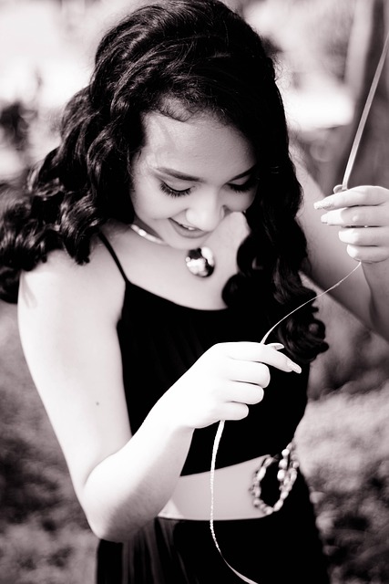 Free Black And White Teen photo and picture