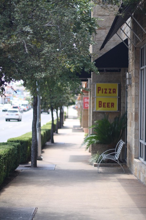 Enseigne lumineuse food truck et camion pizza