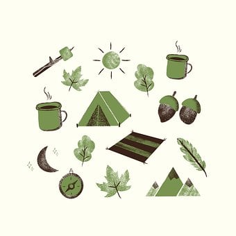 Zelt, Blätter, Lager, Camping