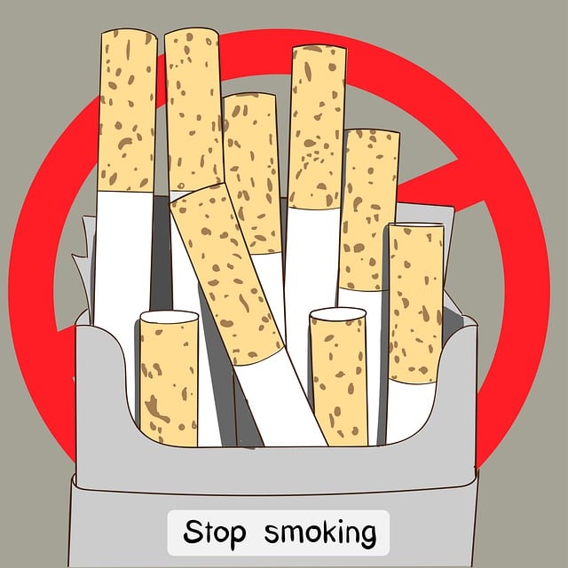 Free cigarettes tobacco smoke illustration