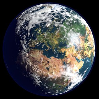 Jorden, Globus, Planet, Plads, Verden