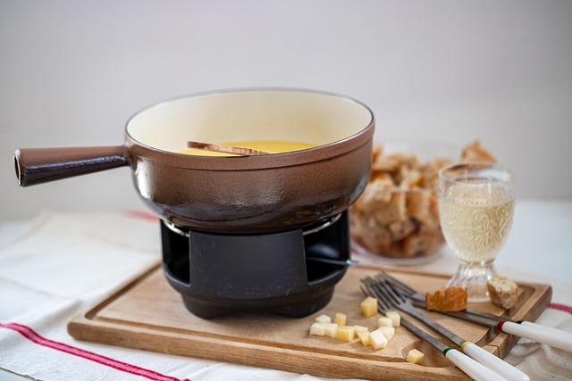 cheese fondue, cheese, beaufort, gruyère, white wine, fondue, glass of wine, wooden board, food, food photography, cheese fondue, fondue, fondue, fondue, fondue, fondue