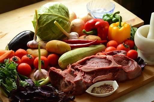 Hortalizas, Carne, Ingredientes