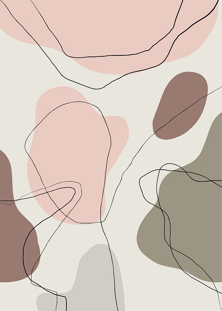 Free ink watercolor abstract illustration