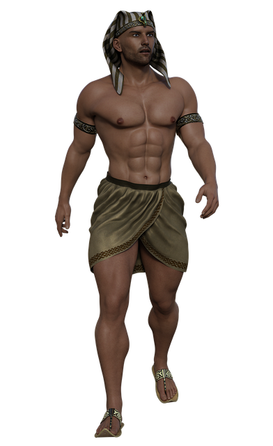 Free man pharaoh egyptian illustration