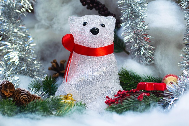 Navidad, Oso De Hielo, Invierno, Nieve