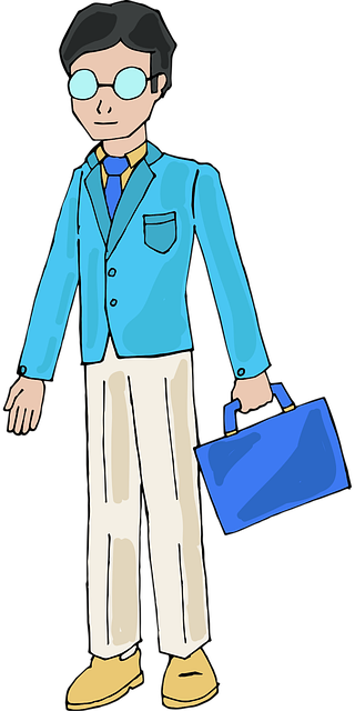 Free Man Suitcase vector and picture