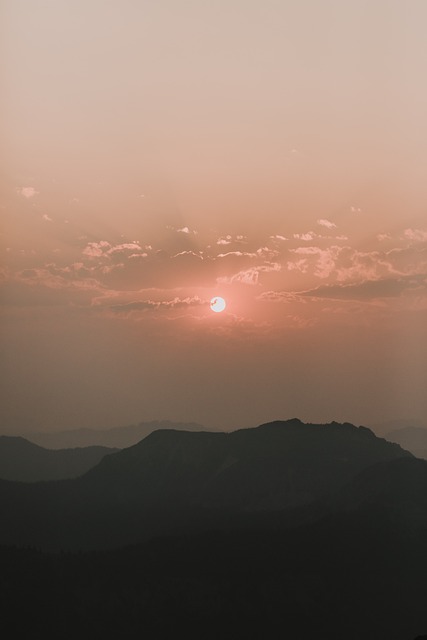 Berg, Sonnenaufgang, Wolken, Himmel