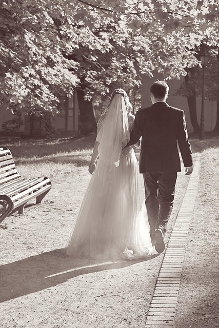 Sépia, Recém Casados, Casamento, Passeio