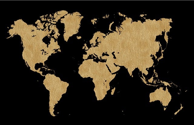 Free world earth map illustration