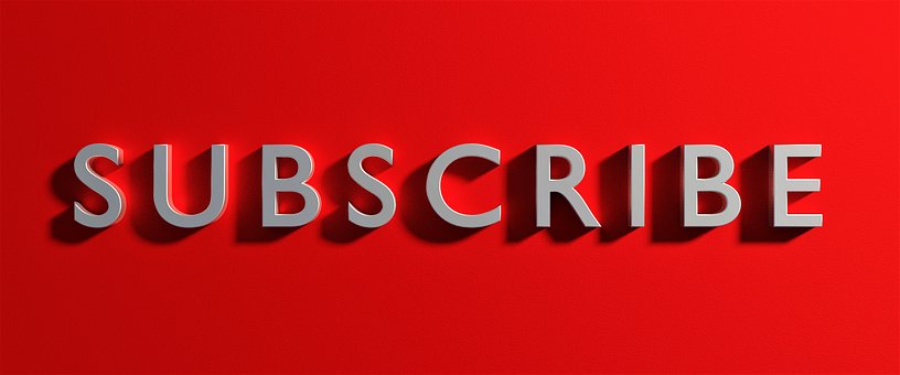 Se Inscrever, Vermelho, Youtube